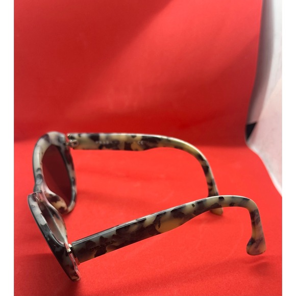 Prada SPR 15Q ROK 1V1 Tortoiseshell Oval Sunglasses Made in Italy FRAME ONLY